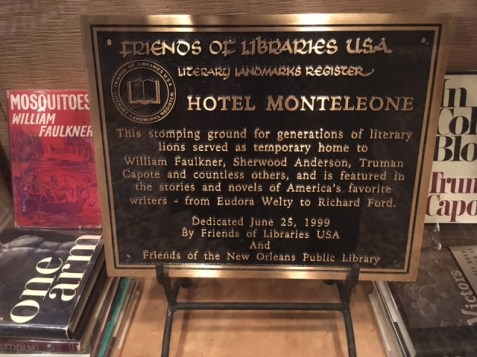 Hotel Monteleone Book Display