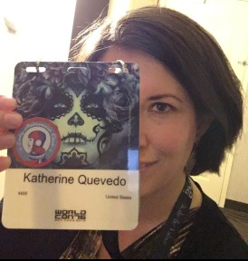 Katherine Quevedo at Worldcon 76