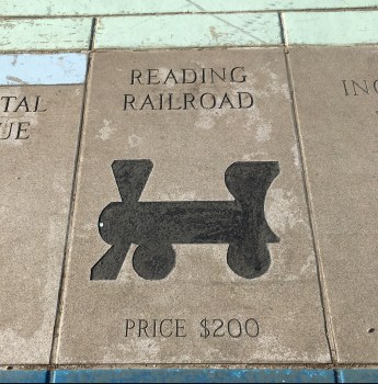 Monopoly in the Park - Reading Railroad