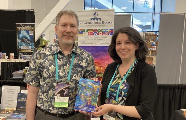 Katherine Quevedo and David Stokes of Guardbridge Books at Seattle Worldcon 2025